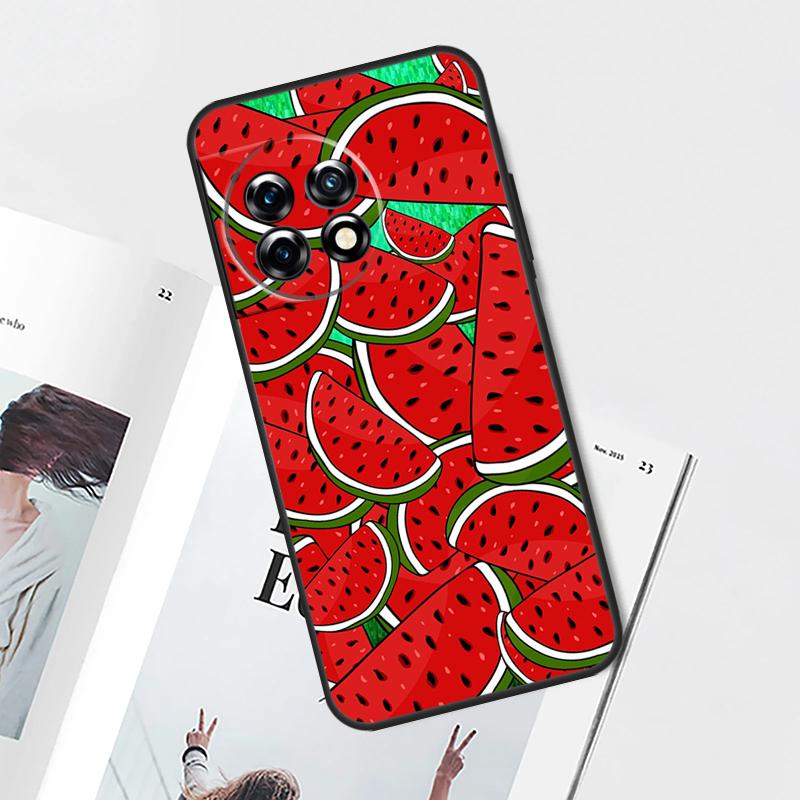 Милый летний арбузный чехол с фруктами для OnePlus Nord N30 N20 N10 CE 2 3 Lite 2T OnePlus 10T 12R 10R 8 9 10 Pro 11 12