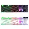 USB-проводная механическая клавиатура, 98 клавиш, RGB-подсветка, Plug Play, эргономичная, для дома, офиса, компьютера, настольная игровая клавиатура, аксессуары для ПК