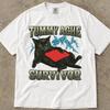 Tummy Ache Survivor Shirt, Tummy Hurts Shirt, Tummy Ache Survivor T Shirt, Tummy Troubles Survivor Shirt, Tummy Ache Survivor Raccoon Shirt