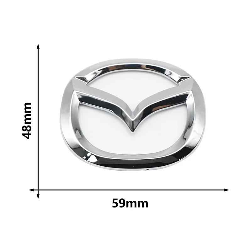 Наклейка-логотип на центр руля автомобиля, материал ABS, наклейка на руль для Mazda 3 Bk 6 Gh CX 5 2 90 30 50 Encosella tbfxu53