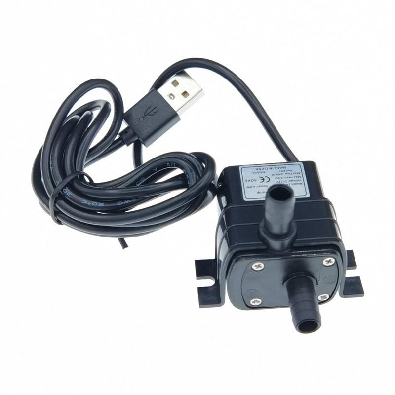 1 Вт 4,8 В 240 л/ч DC12 В USB Микро Водяной Насос Цикл Бесколлекторный Двигатель DC 12 В Погружной Насос Гидропоника Выращивание Овощей Поделки Фонтан