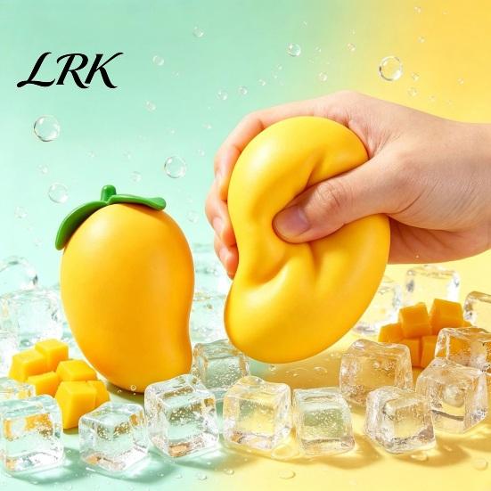 Настольные антистресс-игрушки Гигантские Фрукты, Манго Ананас Виноград Клубника Арбуз Банан Мягкие Сжимаемые Игрушки Игрушка для Тренировки Рук для