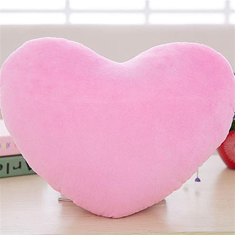 Cushion Toy Sofa Home Decorative Heart Shape Throw Pillow Stuffed Plush Doll