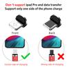 USLION 3A Магнитный USB-кабель для iPhone Кабель Micro USB Type C Магнитное зарядное устройство для быстрой зарядки Кабель Micro USB
