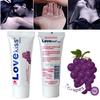 25ml Natural Adult Couples Body Water-soluble Anal Lubricants Grape Flavor Kiss Love Cream