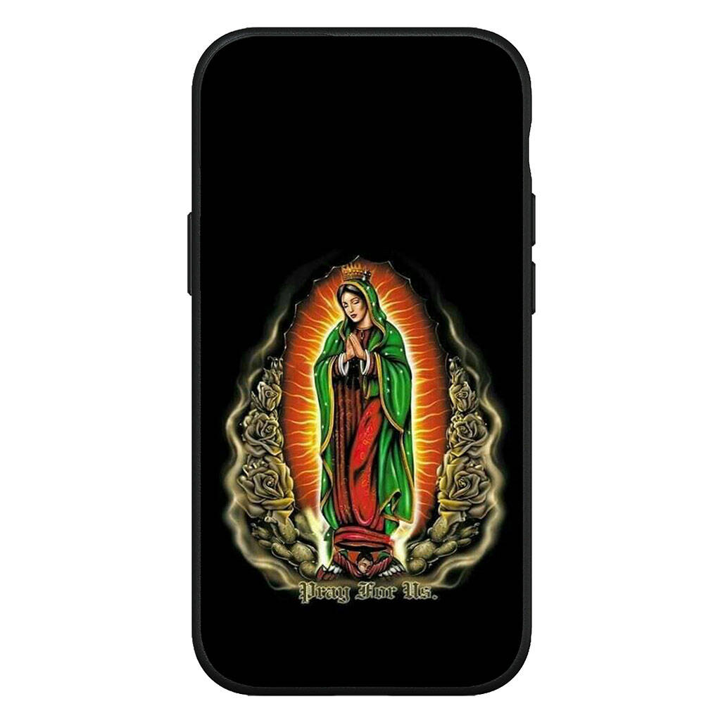 for Samsung Galaxy S25 S24 S23 S22 Ultra FE Plus A17 A37 A57 A56 A55 A06 A16 A15 A36 A26 A35 A05 A25 A54 A34 S9 Phone Case Virgen de Guadalupe Cover