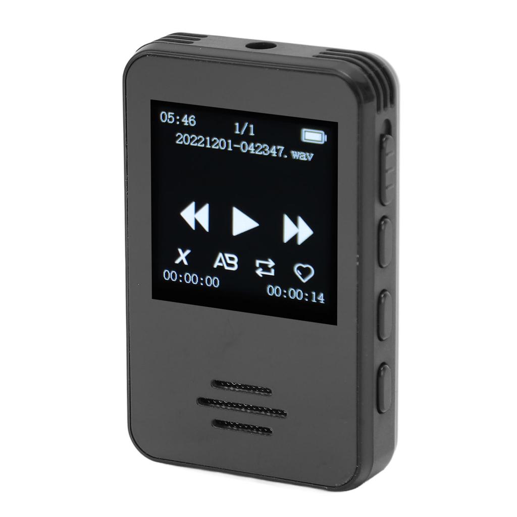32 ГБ 1,33-дюймовый цифровой диктофон IPS высокой четкости Портативный диктофон Bluetooth5.2 для