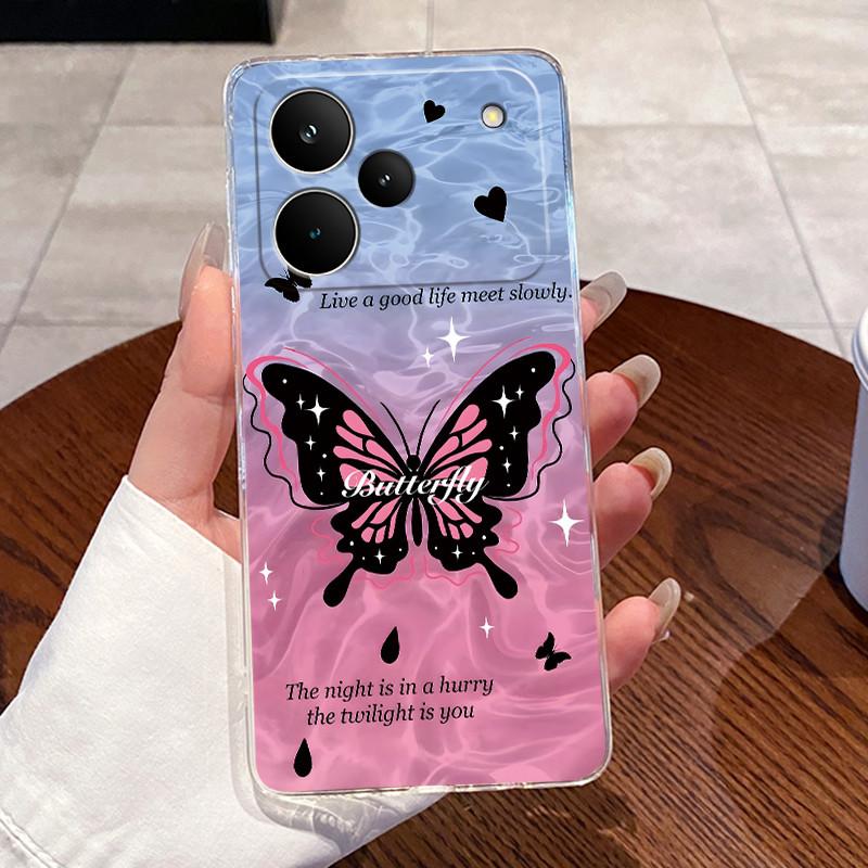 Чехол для Realme P4 / Realme P4 Pro Fundas Мягкий ТПУ Задняя крышка Realme P3 Чехлы Прозрачный Силикон Милый Кот Кролик Защитный чехол