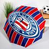 Автоматический зонт с принтом эмблемы клуба Bahia Fc, 8 спиц, для путешествий, кемпинга, повседневного использования, незаменимый подарок для семьи и друзей