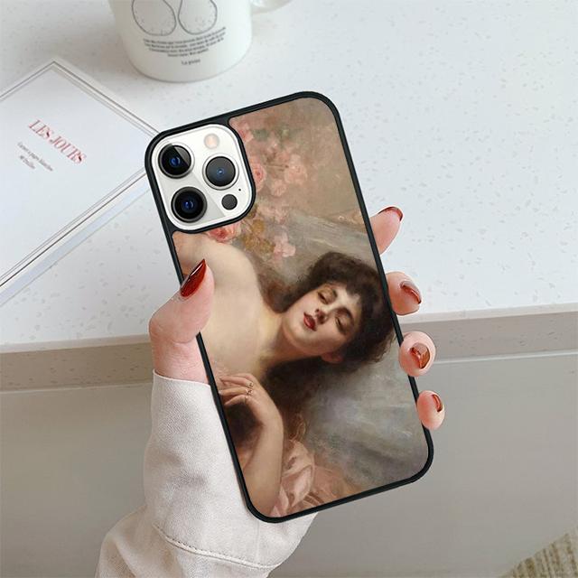Знаменитая картина Очаровательный чехол для телефона Для iPhone 17 Air 14 15 16 13 12 Чехол Для Apple Pro Max 6S Plus Coque