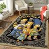 1Pc Simpsons Family Adventure Rug Office Carpet Indoor Outdoor Doormat Nonslip Soft Living Room Christmas Halloween Gift D922909