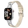 Металлическая цепь и ПУ-кожаный ремешок для часов для Xiaomi Band10 Pro / Redmi Watch6 /5