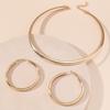 Fashionable Light Luxury Necklace Earrings Set for Women