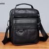 Мужская сумка кроссбоди из натуральной кожи - Корейский стиль, деловой кэжуал, наплечный рюкзак