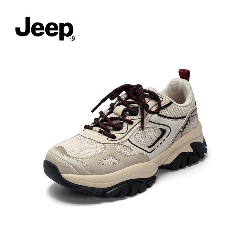 Jeep Женские легкие походные и повседневные туфли на толстой подошве
