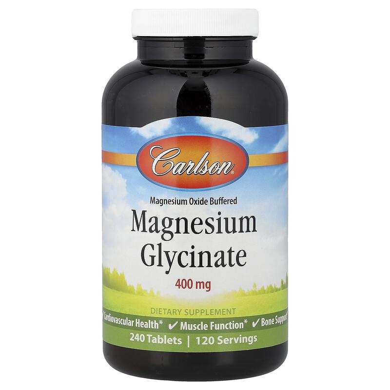 Magnesium Glycinate, 240 Tablets (200 mg per Tablet)