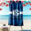 FC Schalke 04 Custom Name Print Beach Towel, Large Soft Quick Dry Towel for Beach Camping Swimming