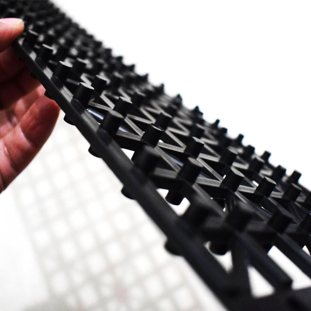 2pcs Car Snow Mud Off Plate Tire Traction Foldable Skid Plate Non Slip Mat Sandy Snow Chain Wheel Anti Skid Snowboarding