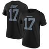 Davante Adams #17 Las Vegas Raiders Player NFL T-Shirt Black