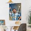Messi Custom Your Name Wall Decor Tapestry Art For Pet Memorial Birthdaywedding Party Backdrop Family Gift