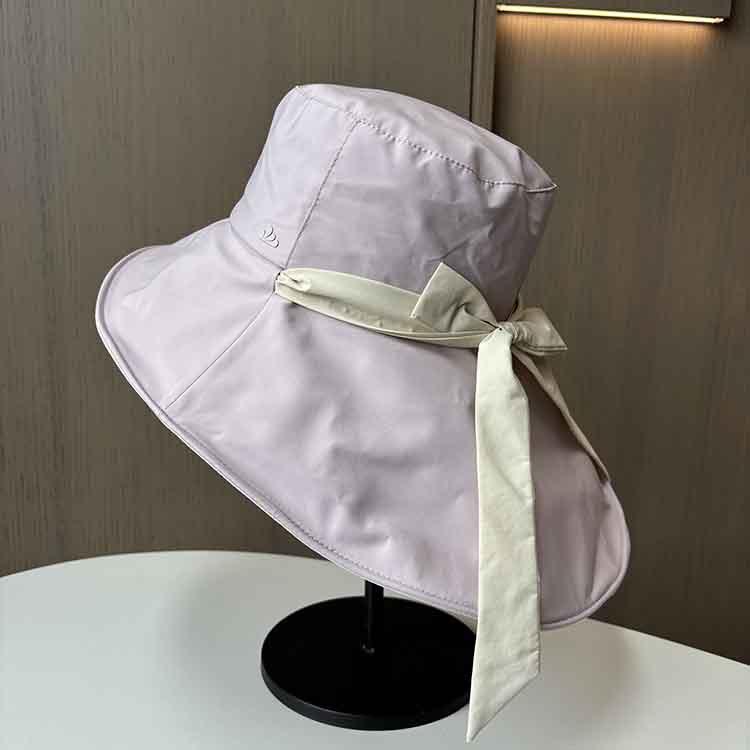 Summer extended shawl sunscreen big eaves bucket hat women travel fashion art UV sunshade sun hat foldable