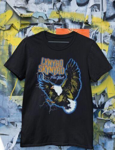 Lynyrd Skynyrd Free Bird Орел Классическая Футболка Подарок Фанатам Все Размеры Унисекс Футболка