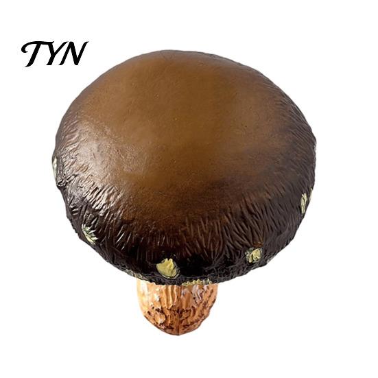 Resin Memo Holder 3D Mushroom Refrigerator Magnet, Fake Decorative Hand Painted Magnets Photo Notes for Whiteboard Cabinet Kitchen