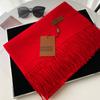 Cashmere Hand Feel Autumn And Winter Solid Color Scarf Women'S Thick Tassel Simple And Versatile Soft And Warm Imitation Cashmere Shawl