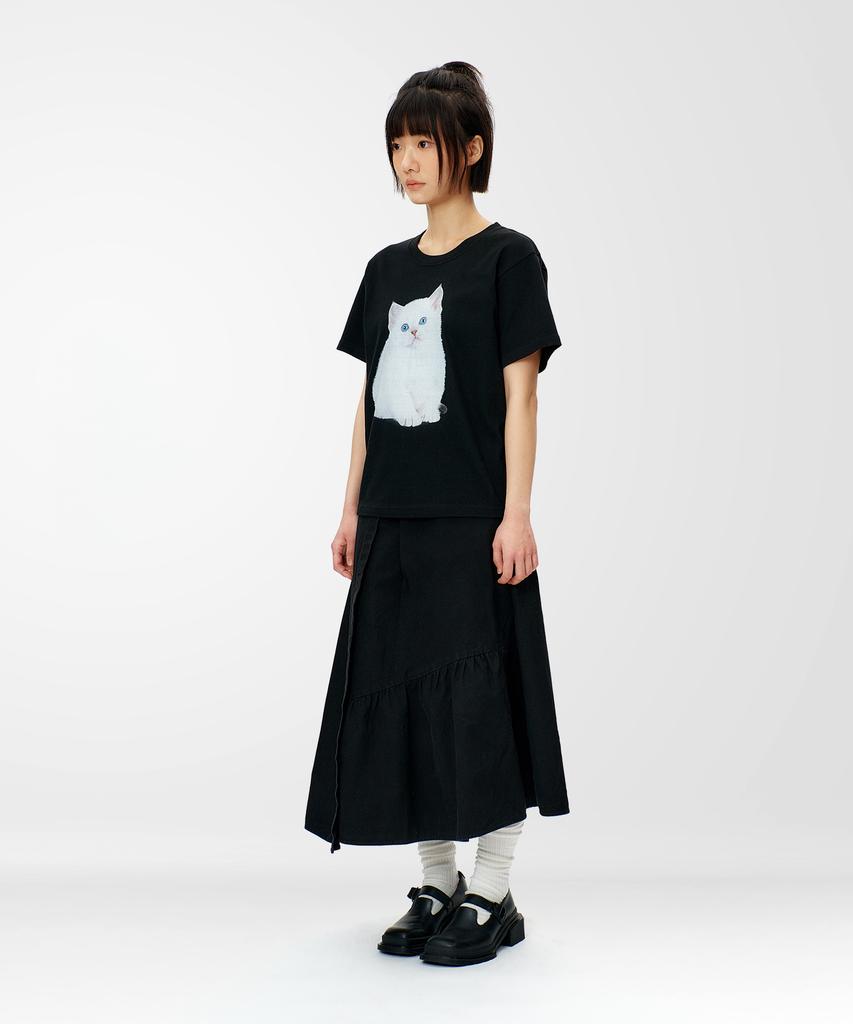 LAUGHER Neko T-Shirt - Black