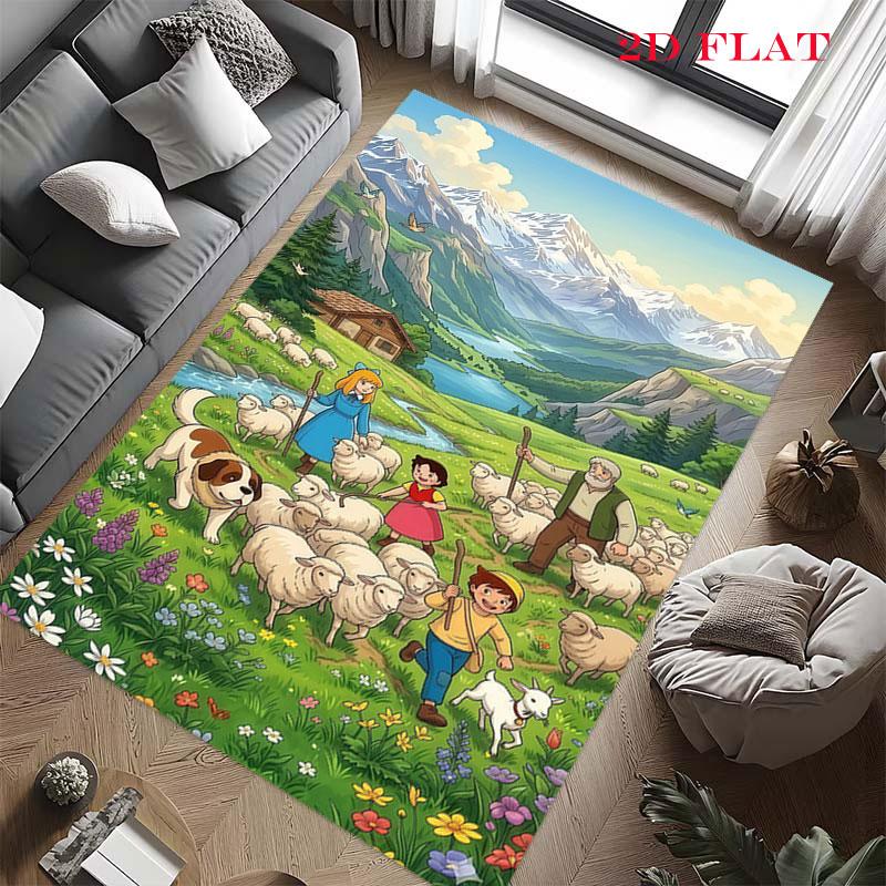 Heidi Carpet Rug for Living Room Bedroom Home Sofa Decoration,Kids play Nonslip Floor Mat