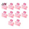 Paper Greeting Card 10Pcs 3D Bouquet Card, Thank You Best Wishes Flower Folding Floral Note for Mother's Day Father's Birthday Kit
