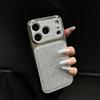 Роскошный Чехол для Телефона с Блестящим Песком Для iPhone 17 16 15 14 13 Pro Max Электролитическая Силиконовая Рамка Защита Камеры Ударопрочный Чехол