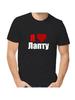 T-shirt I love bast shoes