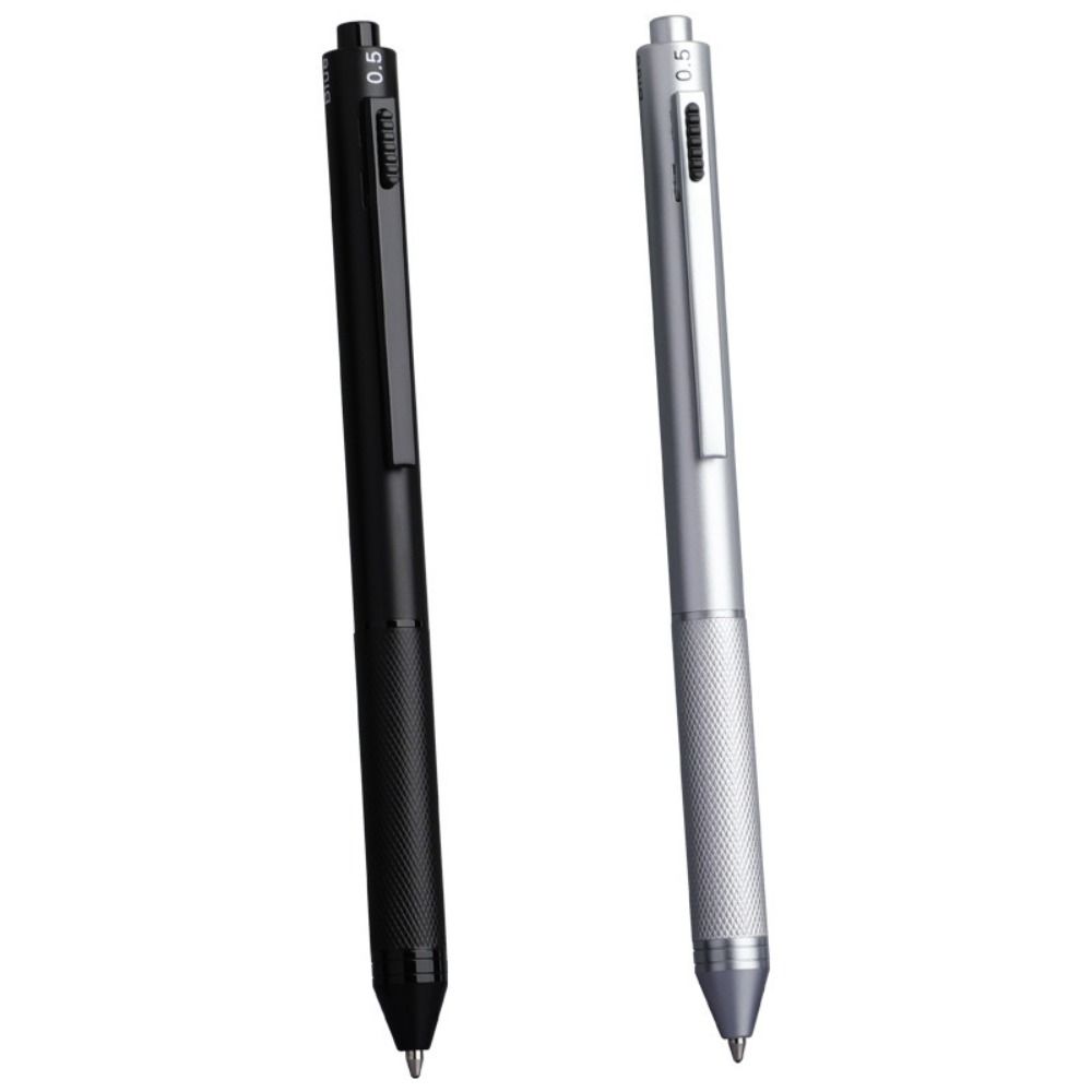 4 in 1 Multi-Function Pen 3 Colors Ink Mechanical Pencil Fashion Ballpoint Pen Student Gift