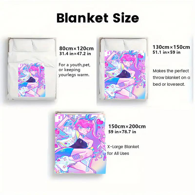 OMORI 2D Flat Pattern Flannel Blanket High quality All Seasons Warmth and Comfort Perfect for Christmas Gifts.DMT0925240