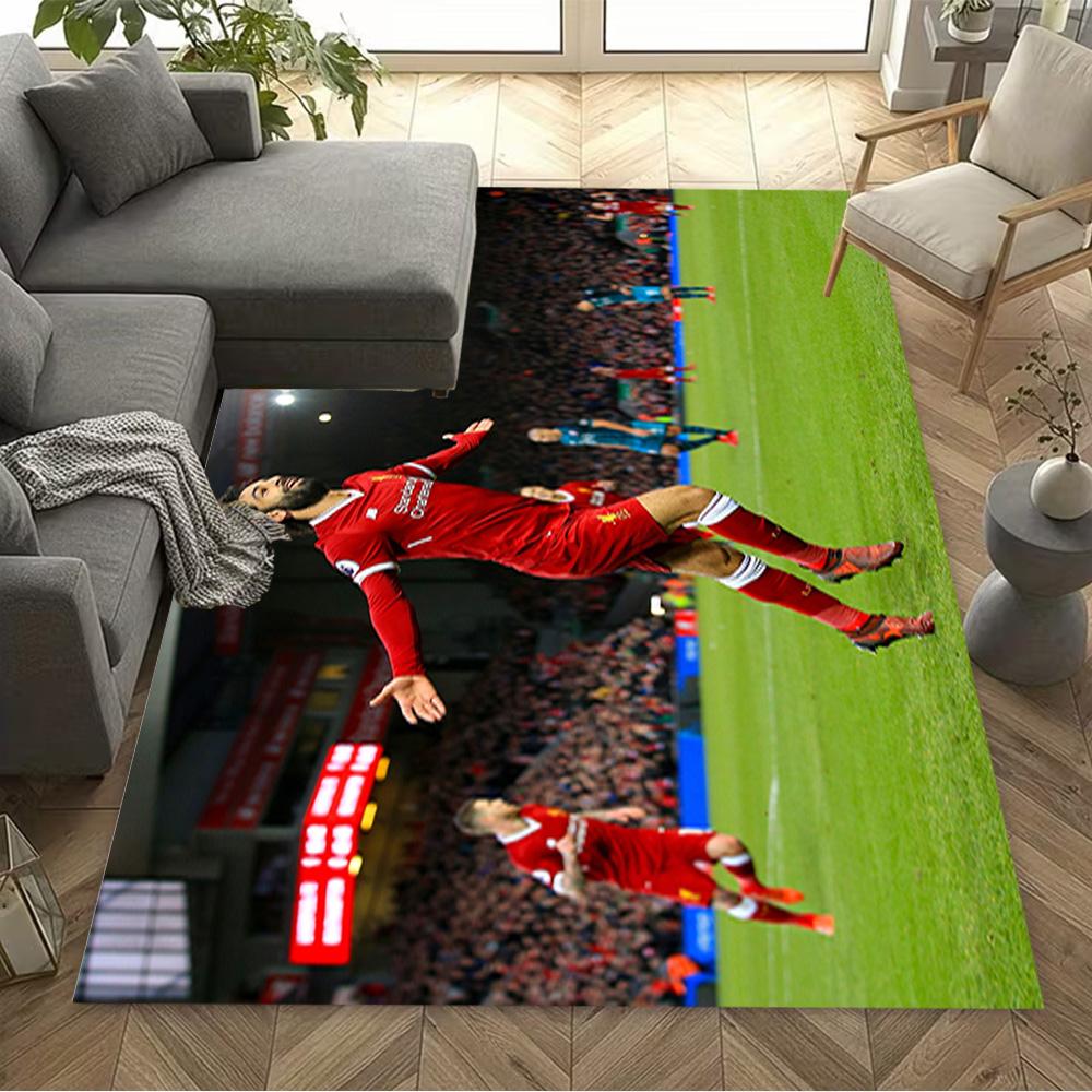 Salah Celebrates Liverpool Goal Area Rug Design for Study room Dining Room Playrooms Hallway Antislip Carpet Decorate Offices