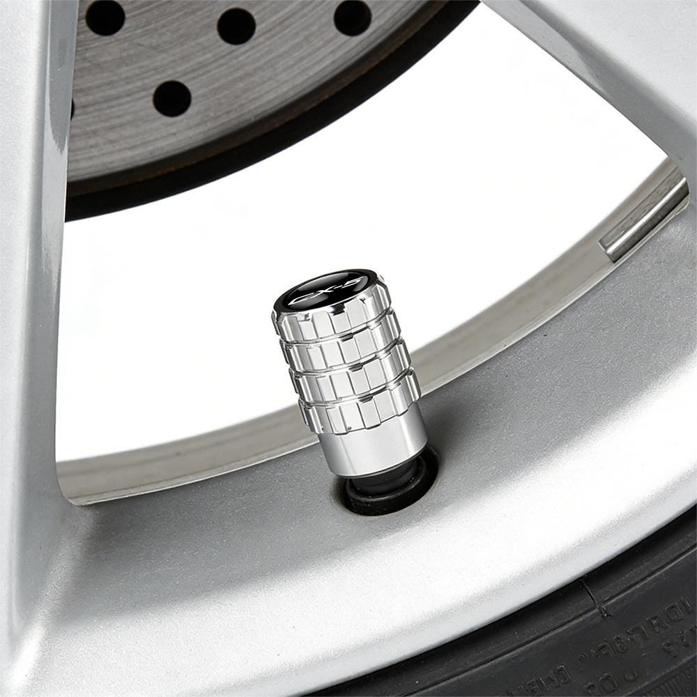 4Pcs Aluminum Wheel Tire Valve Caps Dust Stem Cover Badge For Mazda 2 3 5 Axela Atenza Speed 6 CX-3 CX-4 CX 5 CX-7 CX-8 CX-9 MS FF17