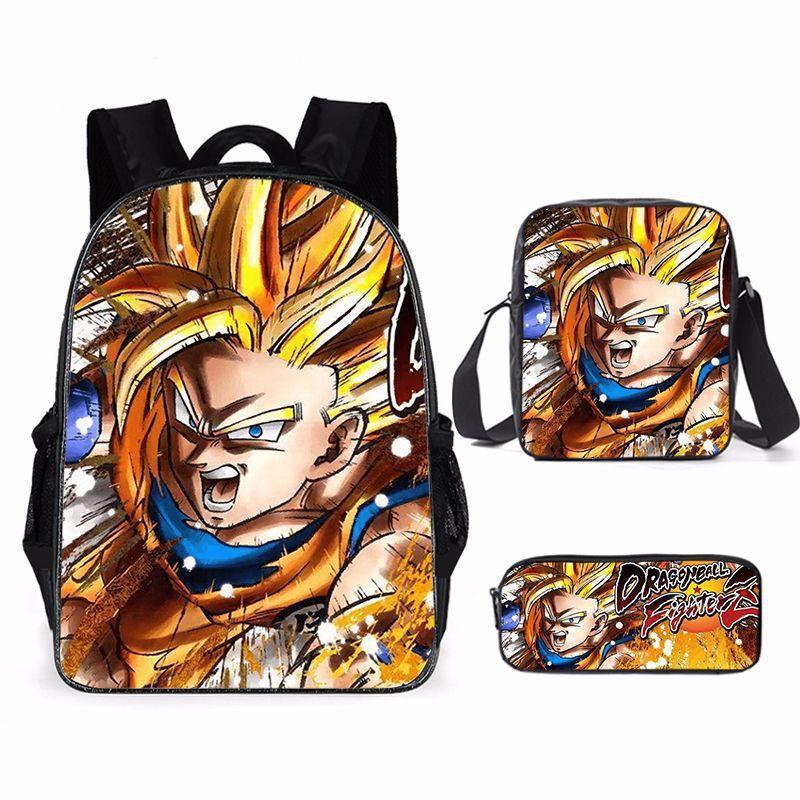 Школьный рюкзак Dragon Ball Z Мультяшный Оксфордский Материал С Водонепроницаемым И Износостойким Дизайном Для Детей