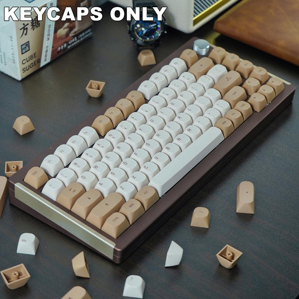 119Key Tiramisu Keycaps MA Profile PBT Dye Sublimation Process Keycap for Mechanical Keyboards Switches