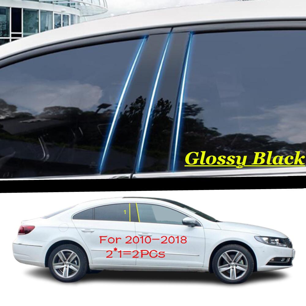 For Volkswagen VW CC 2010-2018-- Car PC Material Pillar Post Cover Door Trim Window Molding Sticker Plate Accessories