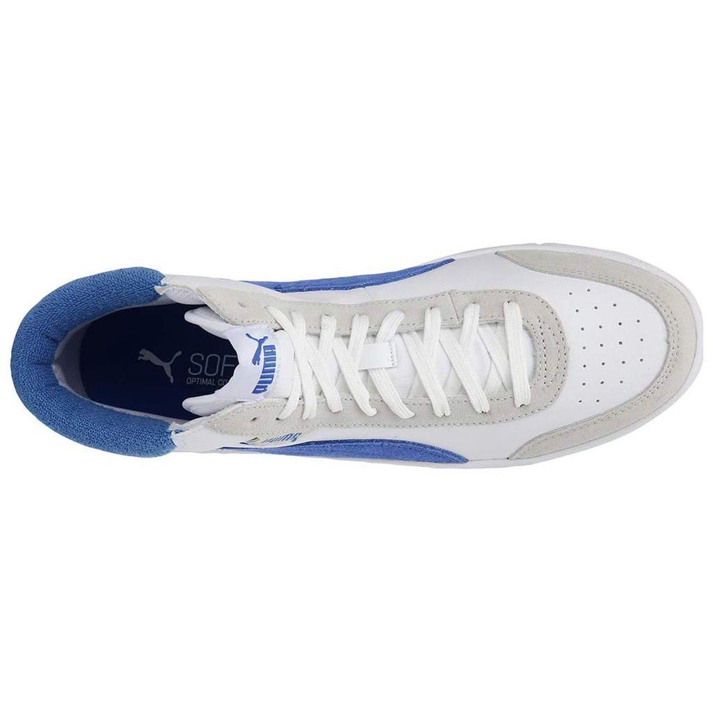 Puma Court Legend Comfortable Mid-Top Sneakers Men Sneakers White Blue 371119-04