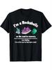 Vintage Rockaholic T-Shirt - Retro I' a Rockaholic Slogan & Crystal Rock Tee, Soft Breathable Roun
