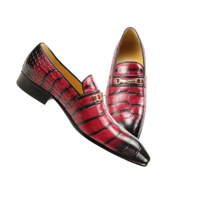 Модная классическая мужская обувь Высококачественная натуральная коровья кожа Повседневная формальная обувь для офисного костюма Металлические пряжки Лоферы для джентльменов