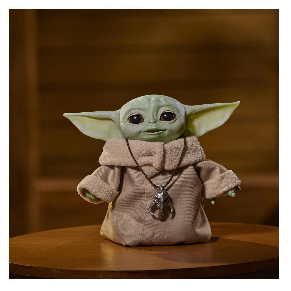 Hasbro Звездные войны Малыш Аниматронная версия Игрушка Мандалорец с питанием, более 25 звуков и движений, для детей от 4 лет, F1119, Аутентичный