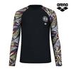 Alena Мужская пляжная футболка с длинным рукавом Reef Leisure Rash Guard A4Bm1Pr06Blk