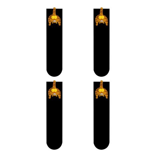 Cute Cat Socks with Balls 3D Fuzzy Balls Novelty Funny Animal Socks Women's Soft Cotton Crew Socks for Cat Lovers Christmas Birthday Gifts