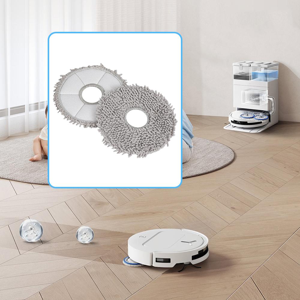 Салфетка для мытья полов для ECOVACS Deebot X1 Omni X2 Omni T30 Pro Omni X1 X2 T5 T50 T10 T20 Omni T30s combo Тряпка для робота-пылесоса