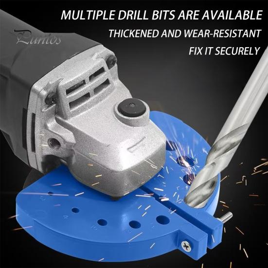 Guide Drill Tool Bit Sharpening Compact Design Reusable Multispecification Drill Bit Sharpener Grinding Attachment
