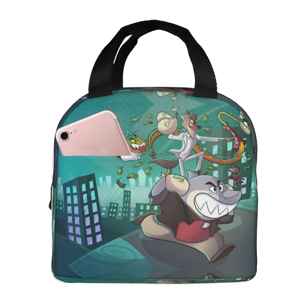 Custom Bad Guys Lunch Bag Men Women Warm Cooler Insulated Lunch Boxes for Adult Office