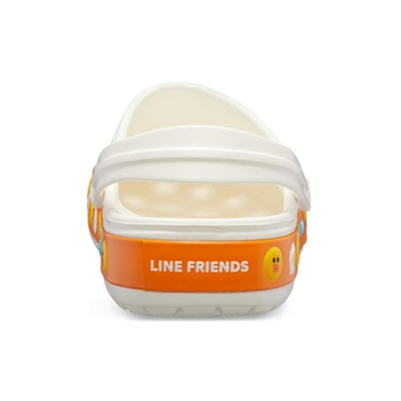 Crocs Классические клоги Line Friends Пляжные бело-желтые сандалии унисекс 'Бело-желтые'